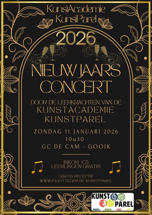 Nieuwjaarsconcert Kunstacademie Kunstparel