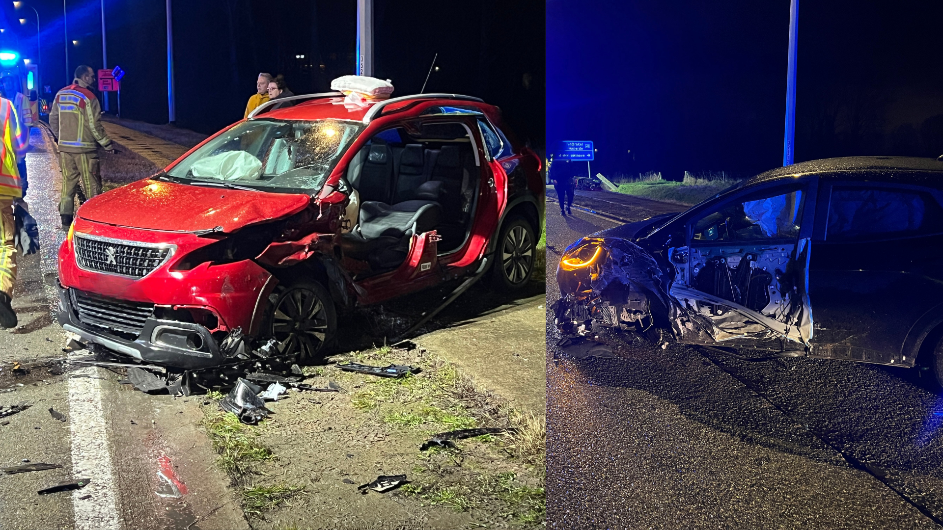 Drie gewonden bij botsing op Tabakslaan