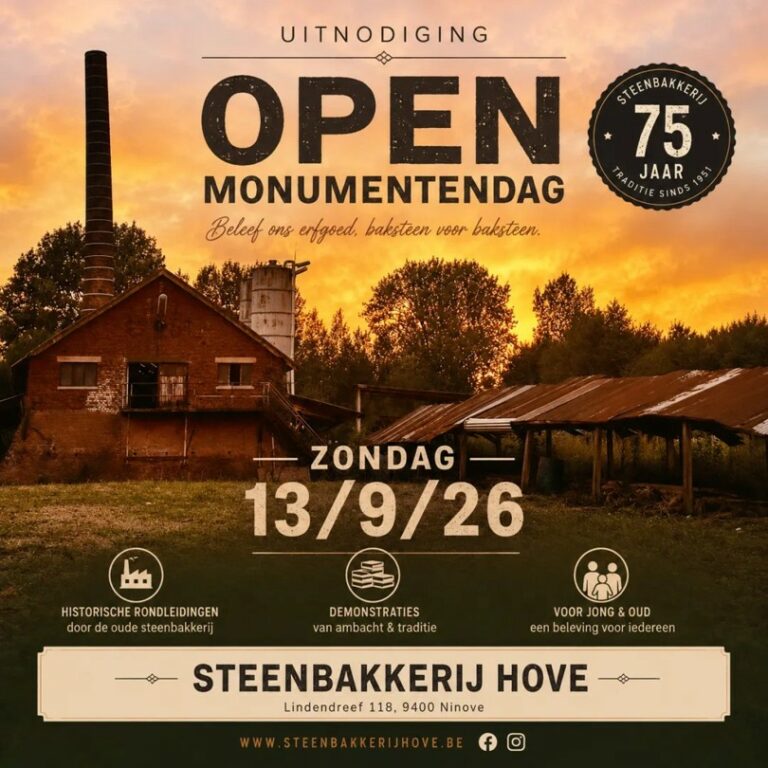 Steenbakkerij Hove ‘in goede handen’